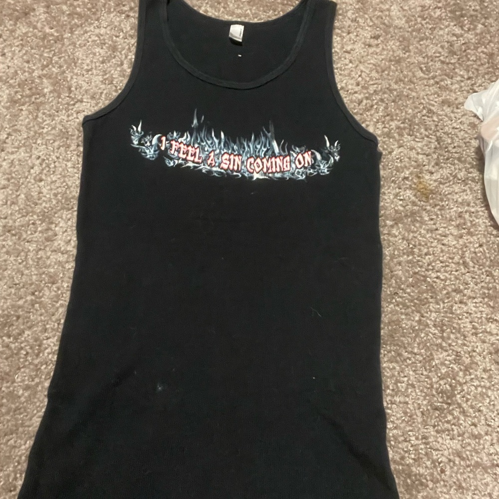 American Apparel Black Tank Top